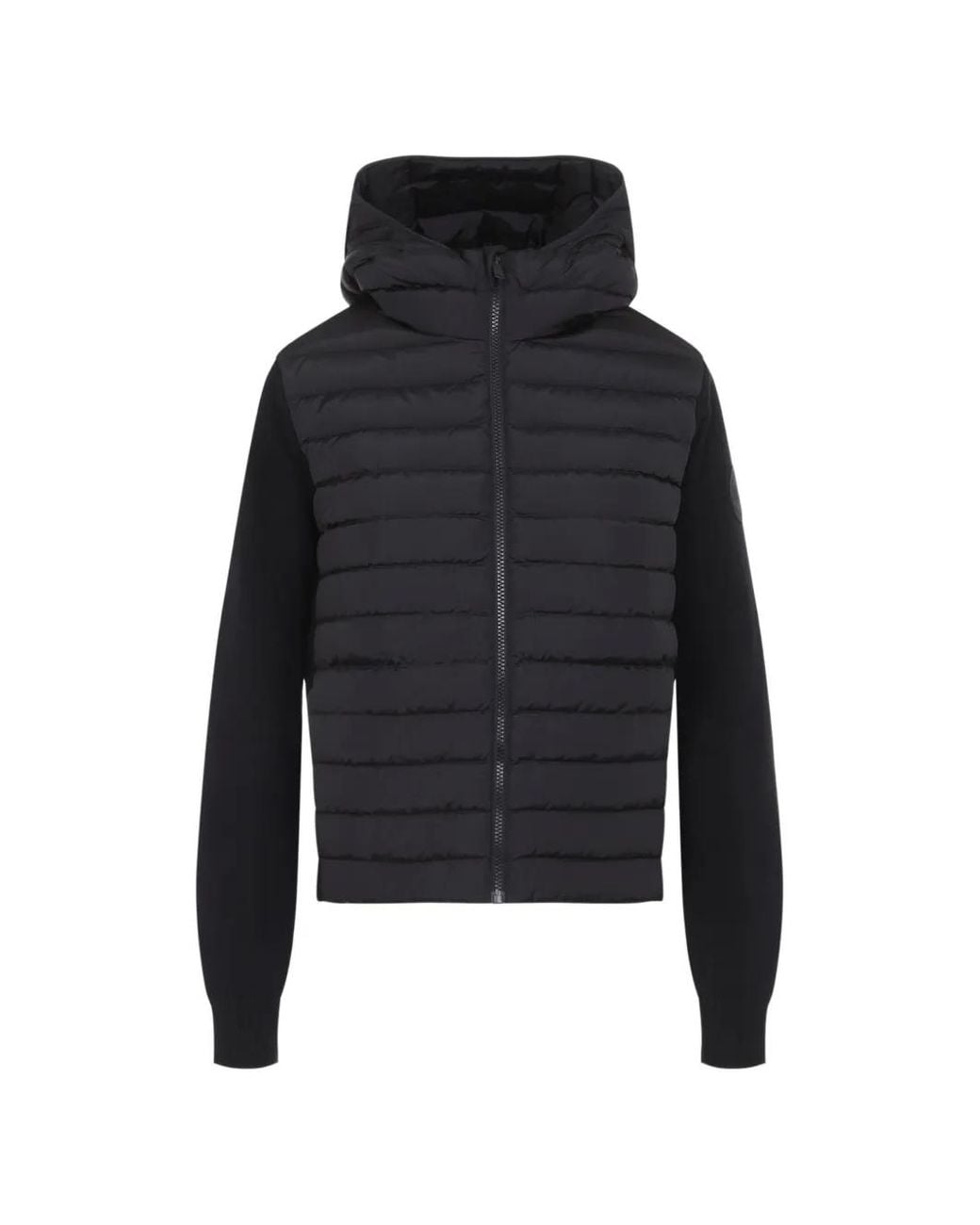 Canada Goose Blue Hoodie Hybridge Hayes Matelassé