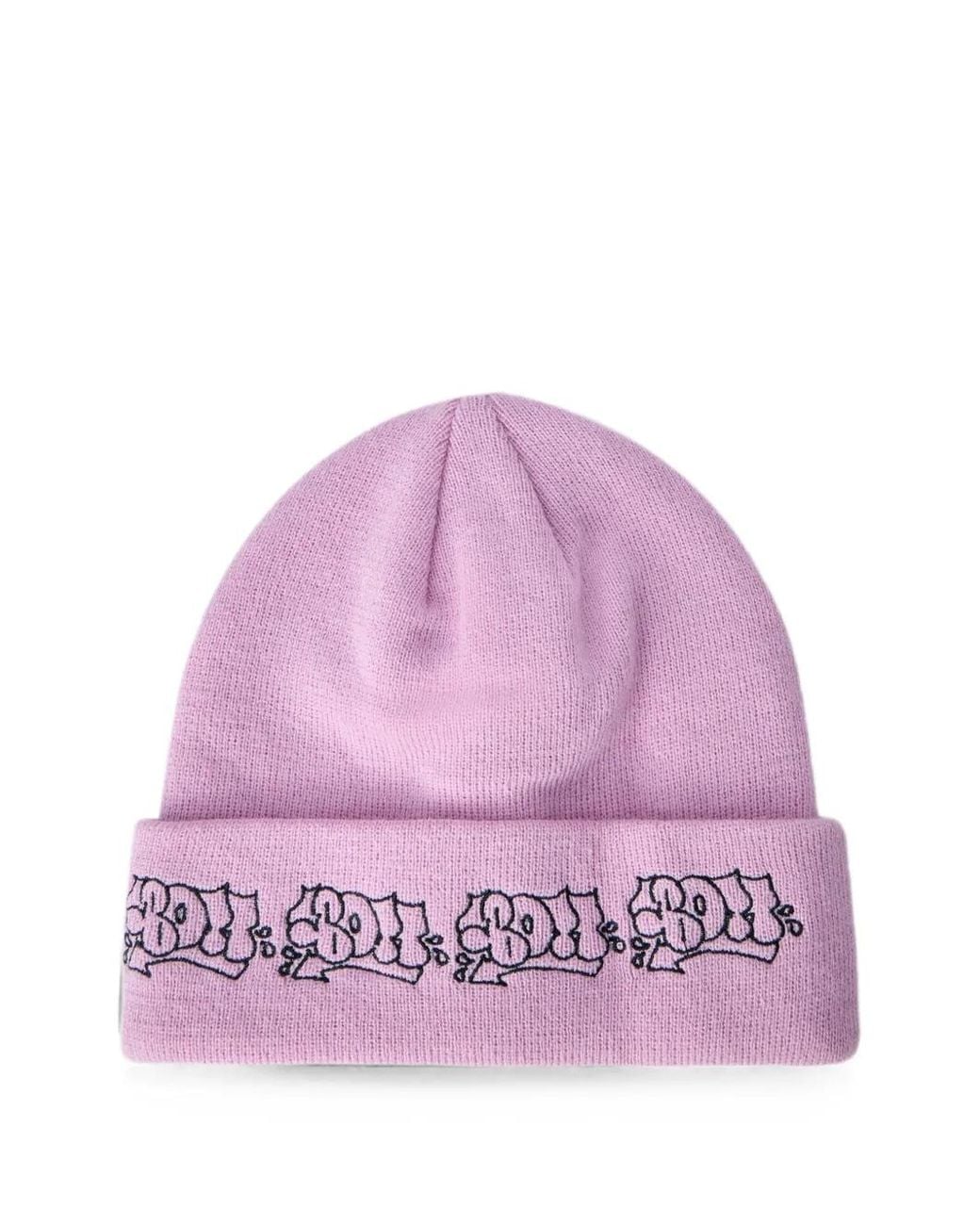 BoTT Purple Paul Fold-Over Beanie Hat for men