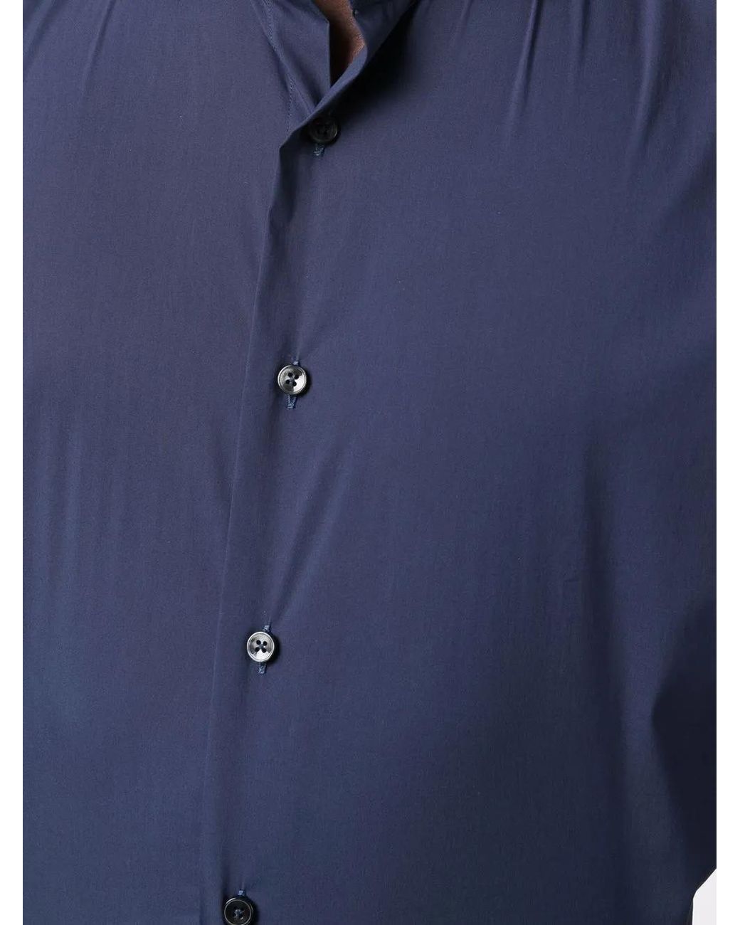 Xacus Blue Long-Sleeve Regular Fit Shirt for men