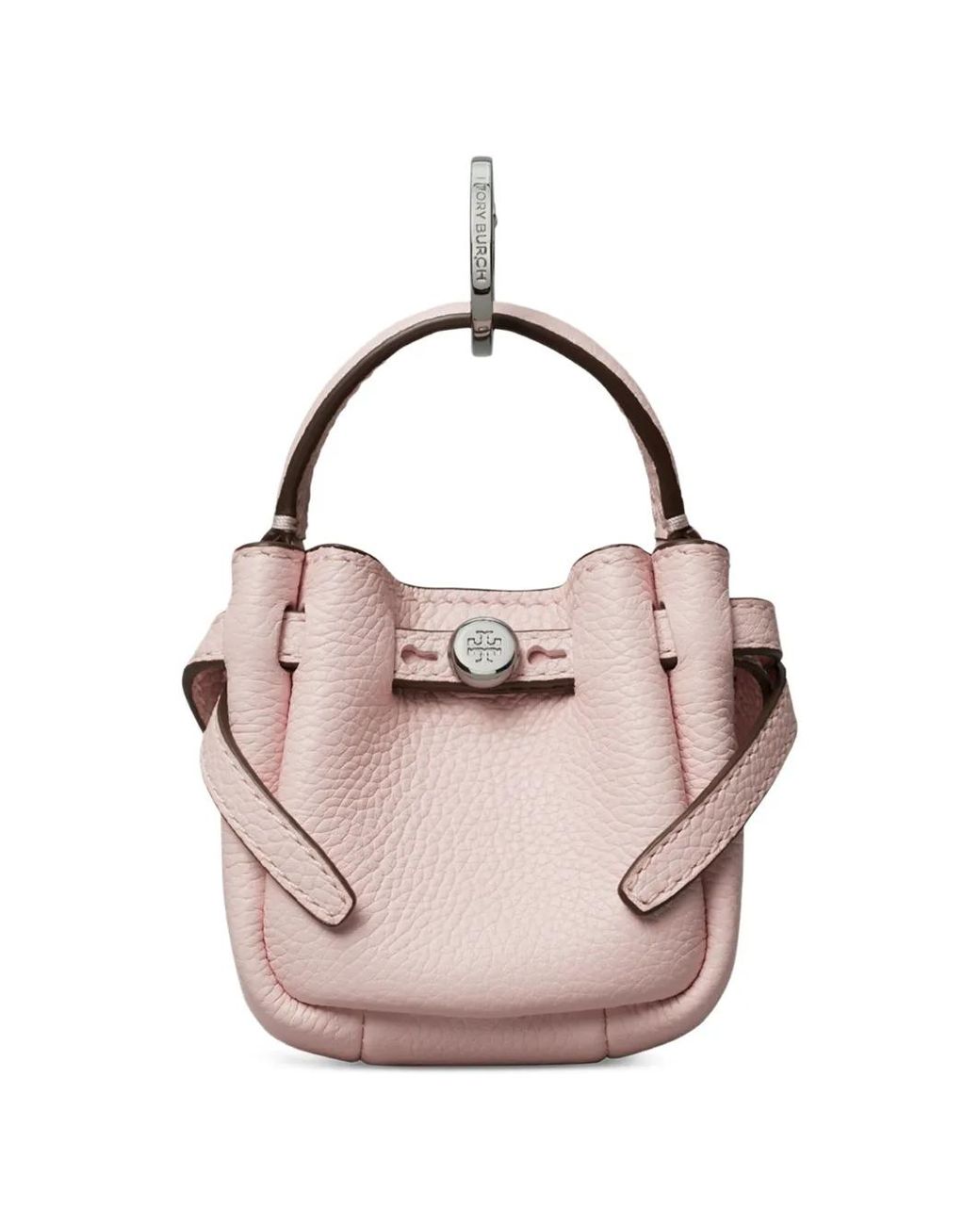 Tory Burch Pink Romy Bucket Bag Charm