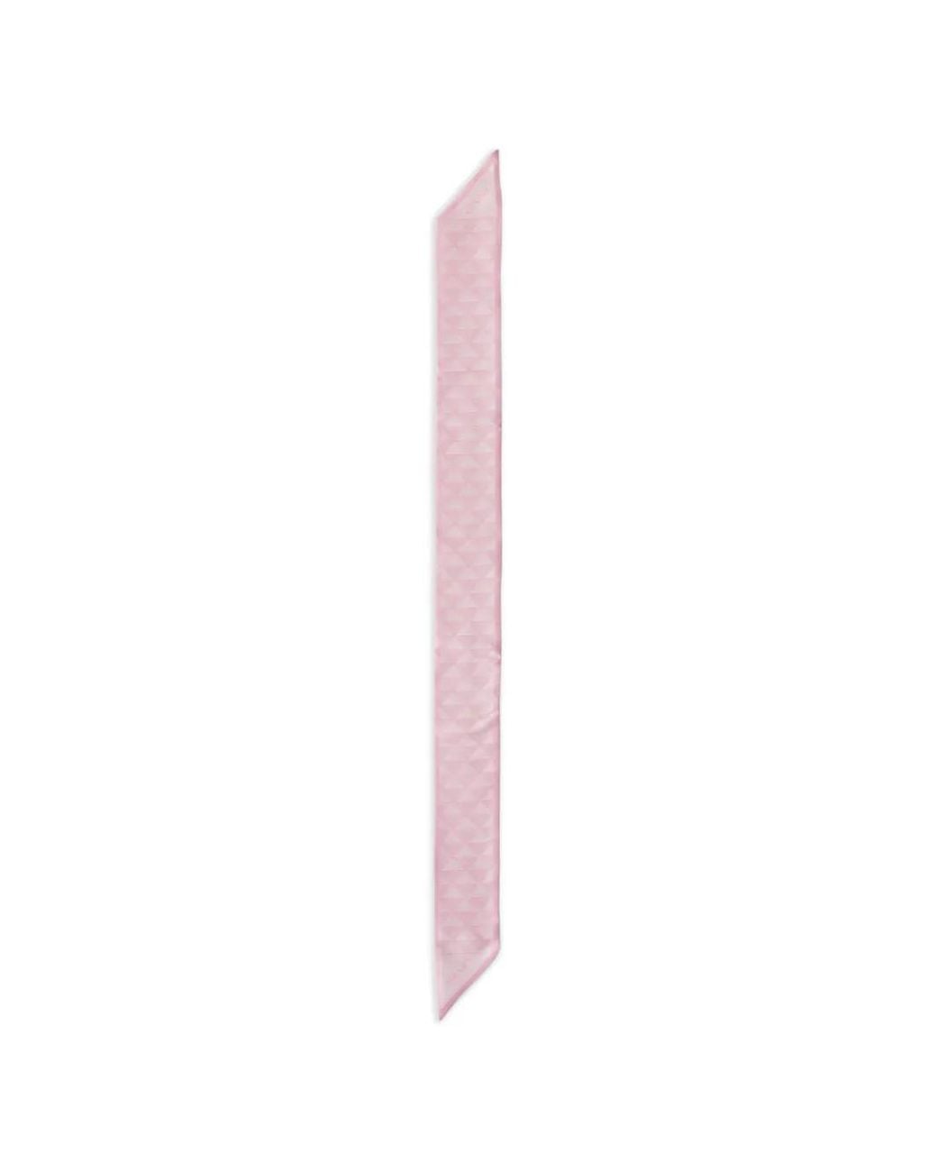 Prada White Symbole Jacquard Silk Tie