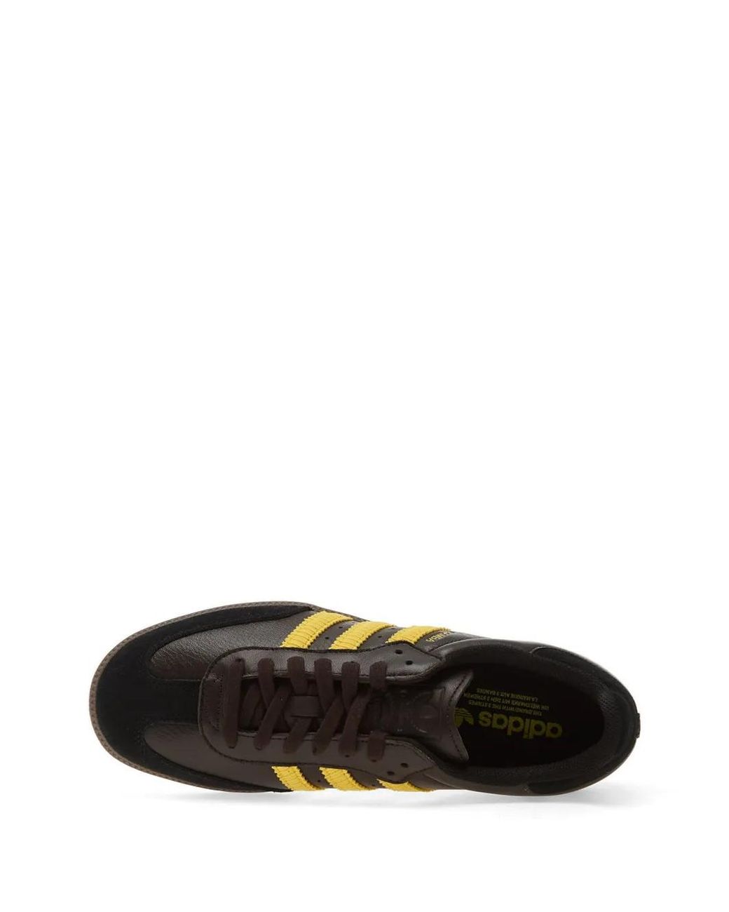 Adidas Black Samba Three-Stripes Sneakers for men