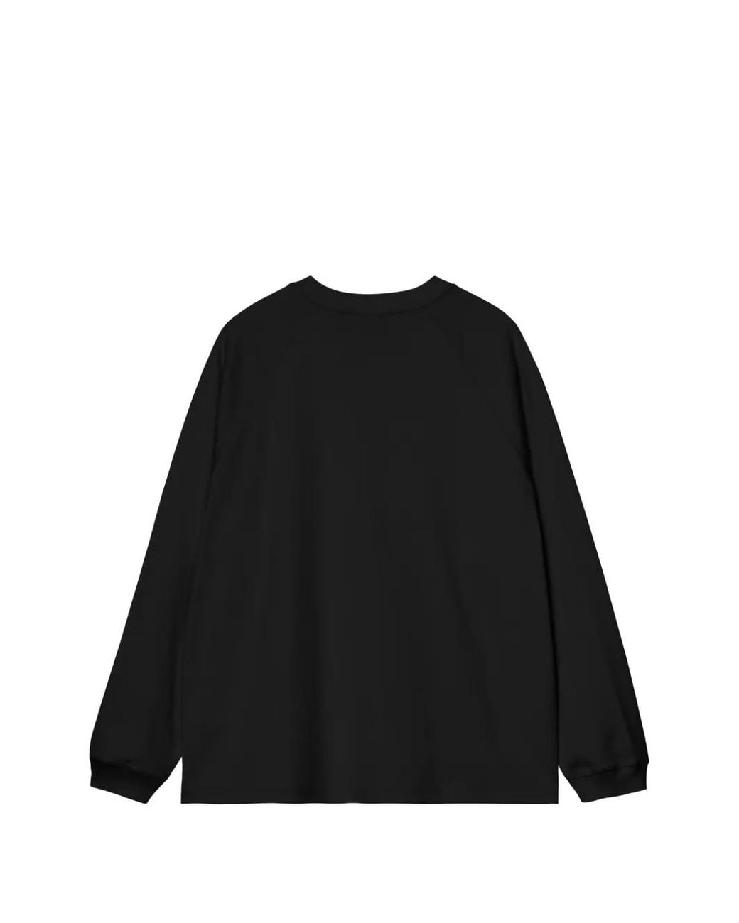 Carhartt Black Signature Long-Sleeve T-Shirt for men