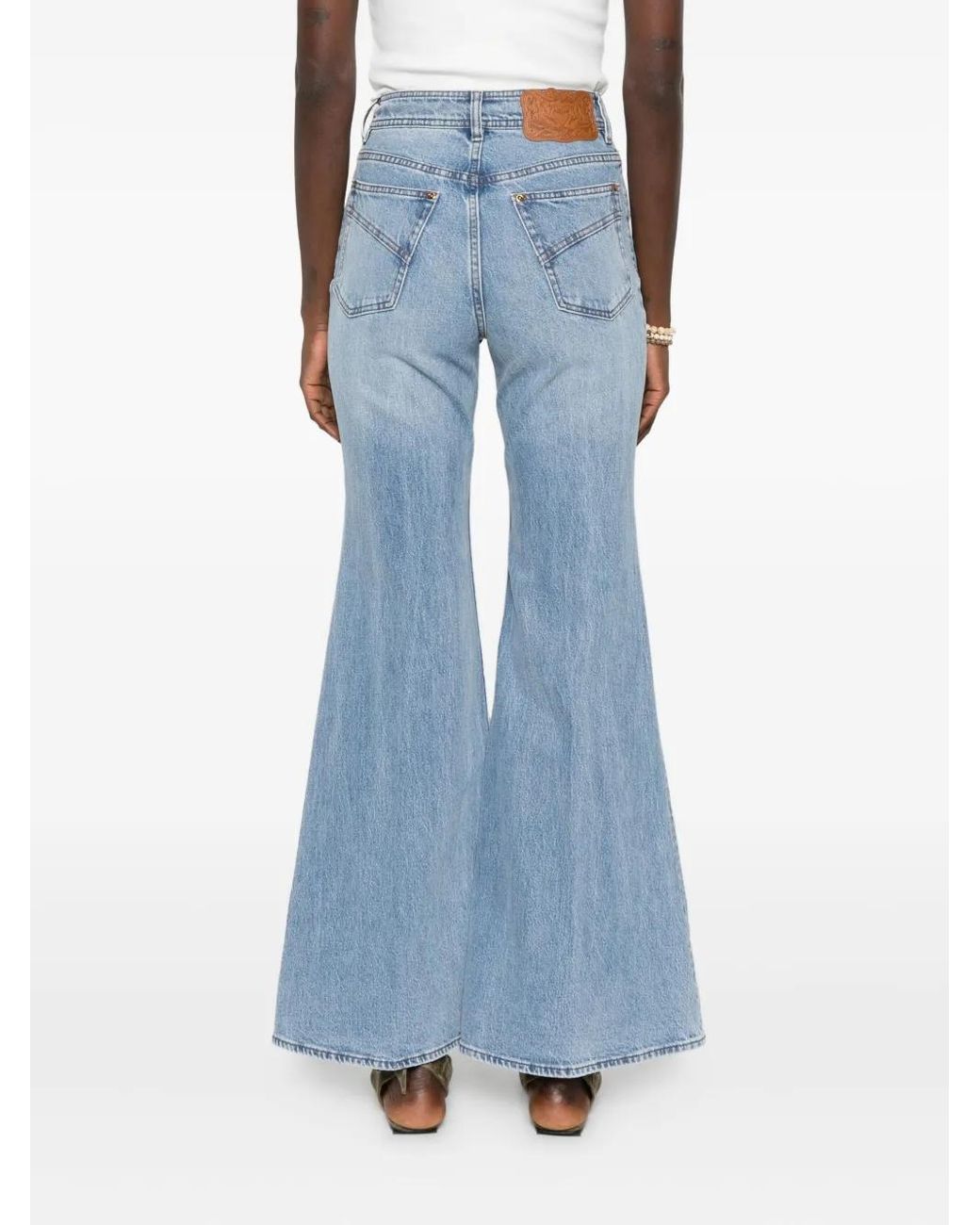 Vaqueros Acampanados Con Charm Zimmermann de color Blue
