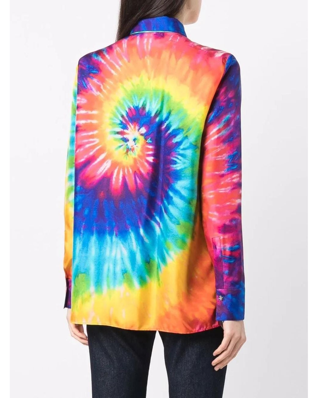 Chemise À Imprimé Tie-Dye Philipp Plein en coloris Pink