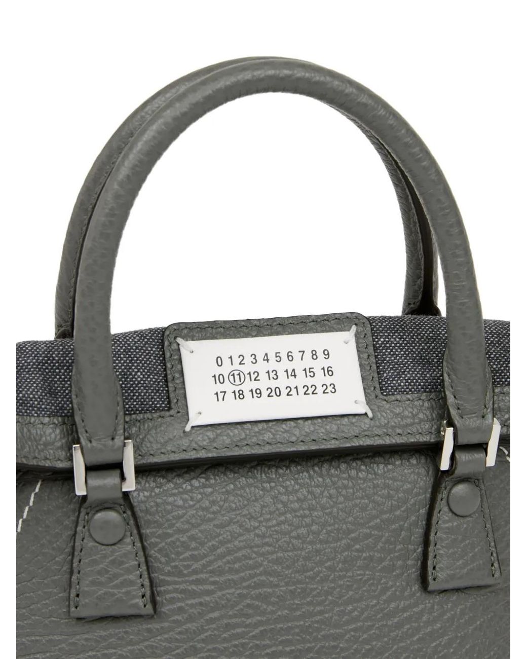 Maison Margiela Gray Mini 5Ac Classique Tote Bag