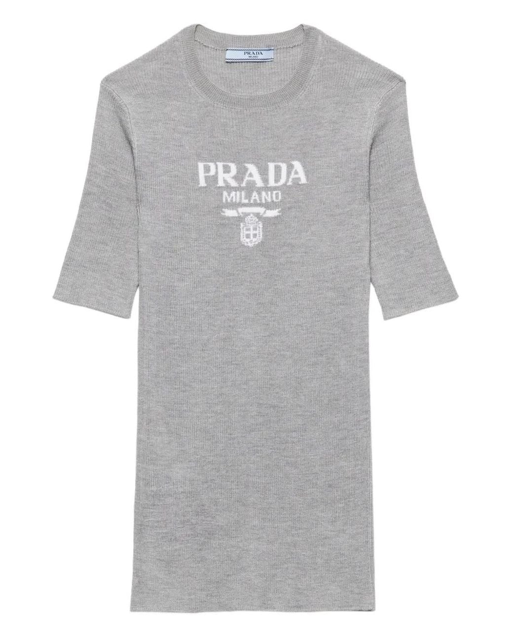 Top di Prada in Gray