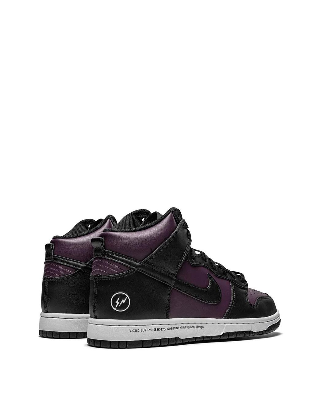 Nike Black X Fragment Dunk High "City Pack for men