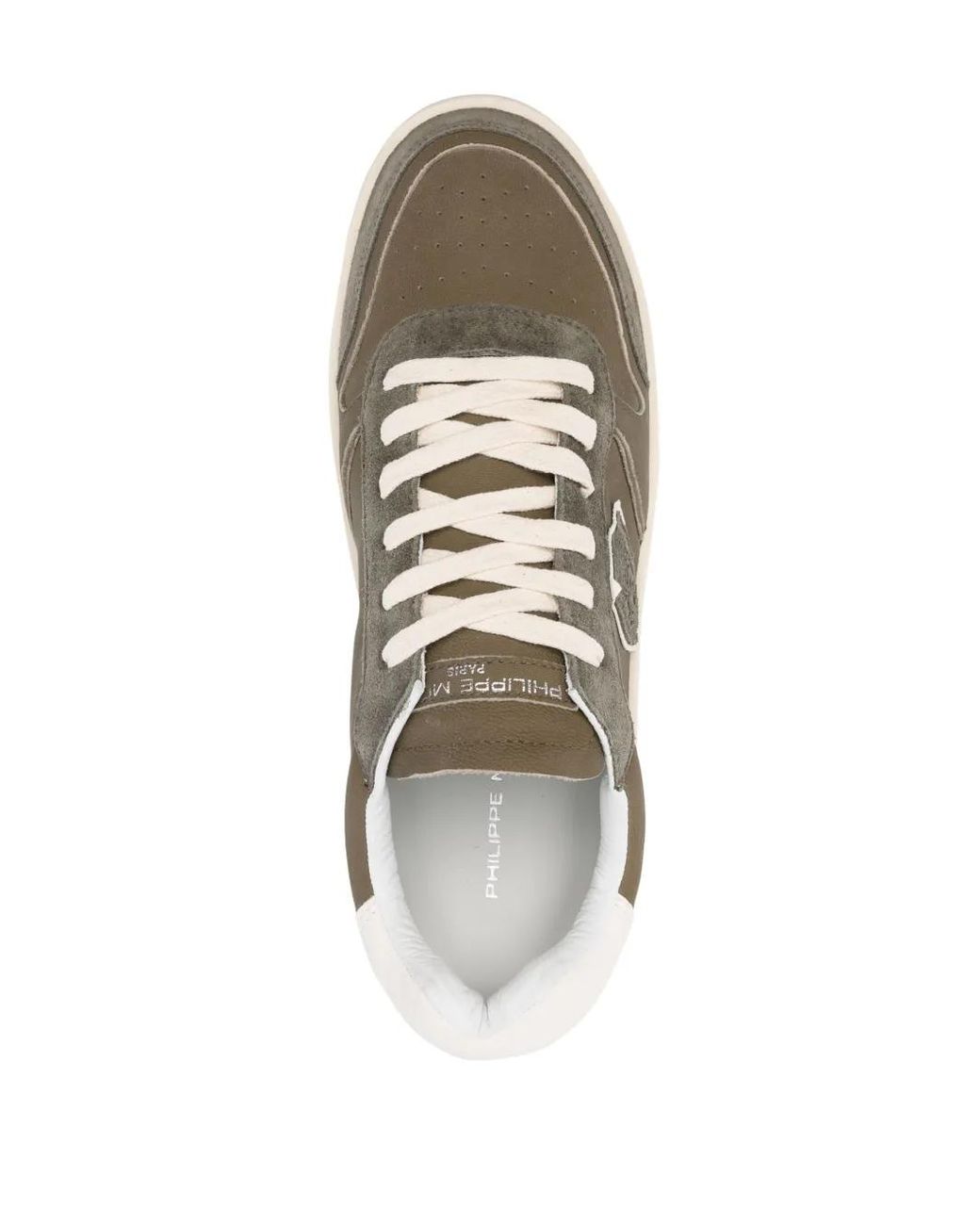 Philippe Model Nice Sneakers Met Logo-Patch in het White voor heren