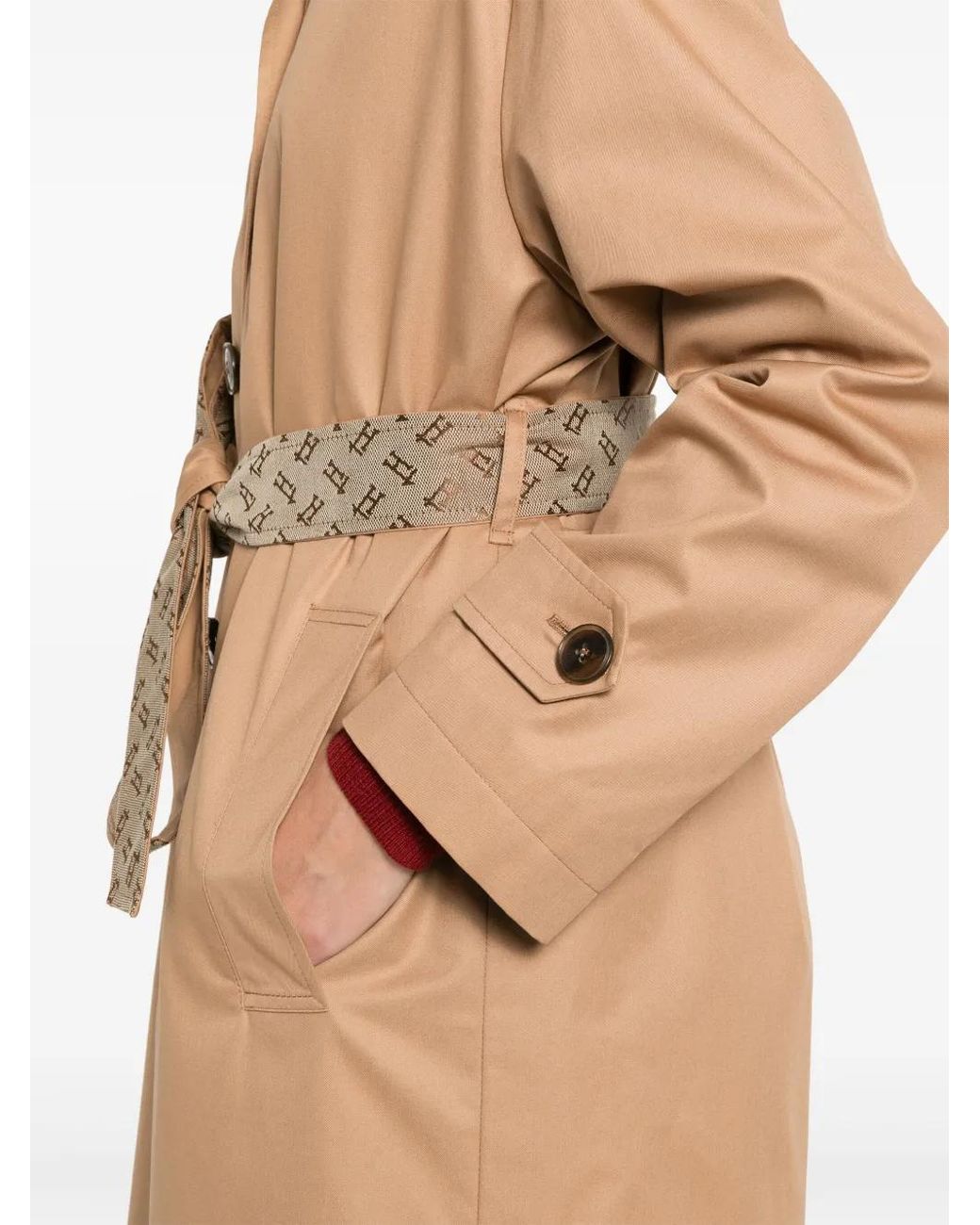 Herno Natural Belted Trench Coat