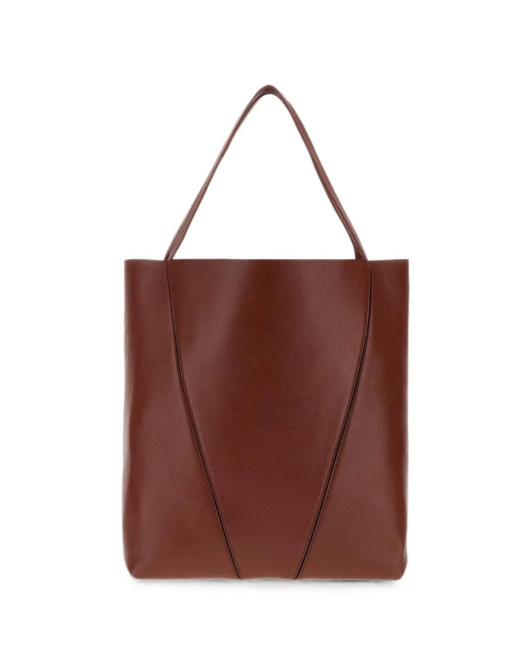 Chloé Brown Spin Grande Tote Bag