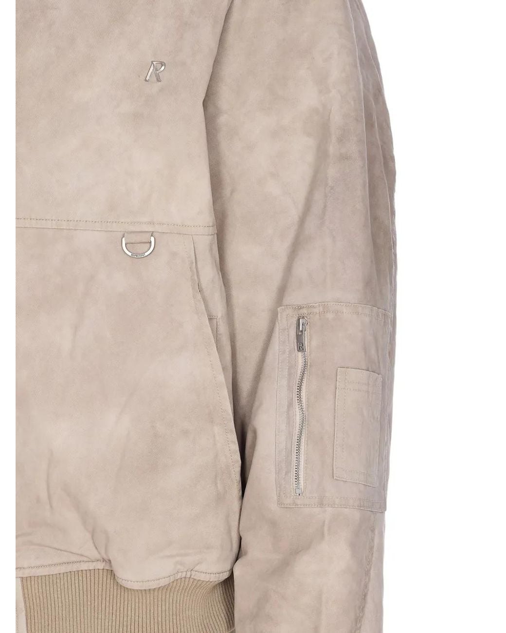 Represent Natural Hooded Bomber Jacket for men