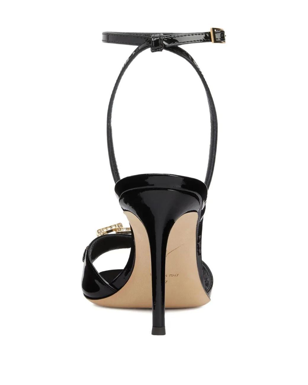 Giuseppe Zanotti Black Evry Crystal-Embellished Sandals