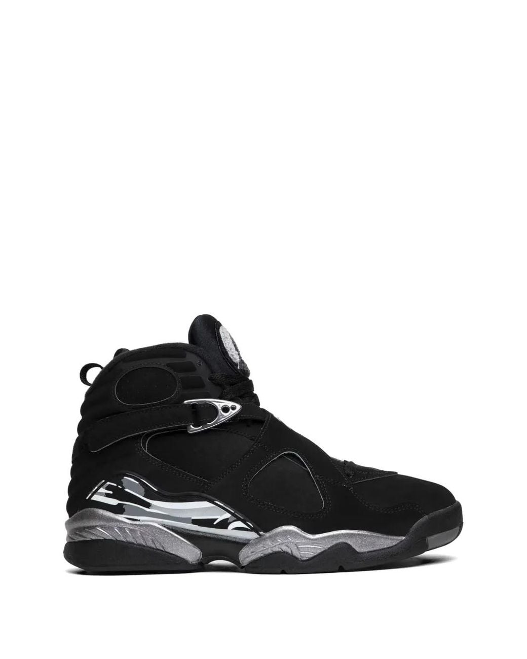 Nike Black Air 8 Retro 'Chrome' Sneakers for men
