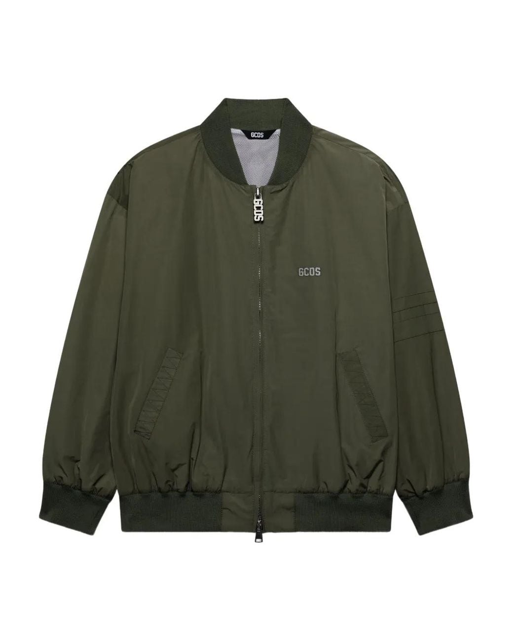 Gcds Green Varsity Bomber Jacket