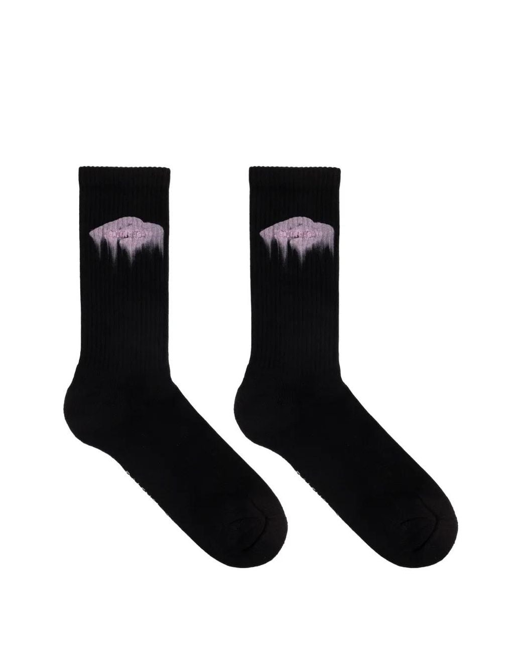 Balenciaga Black Wet Brush Socks for men