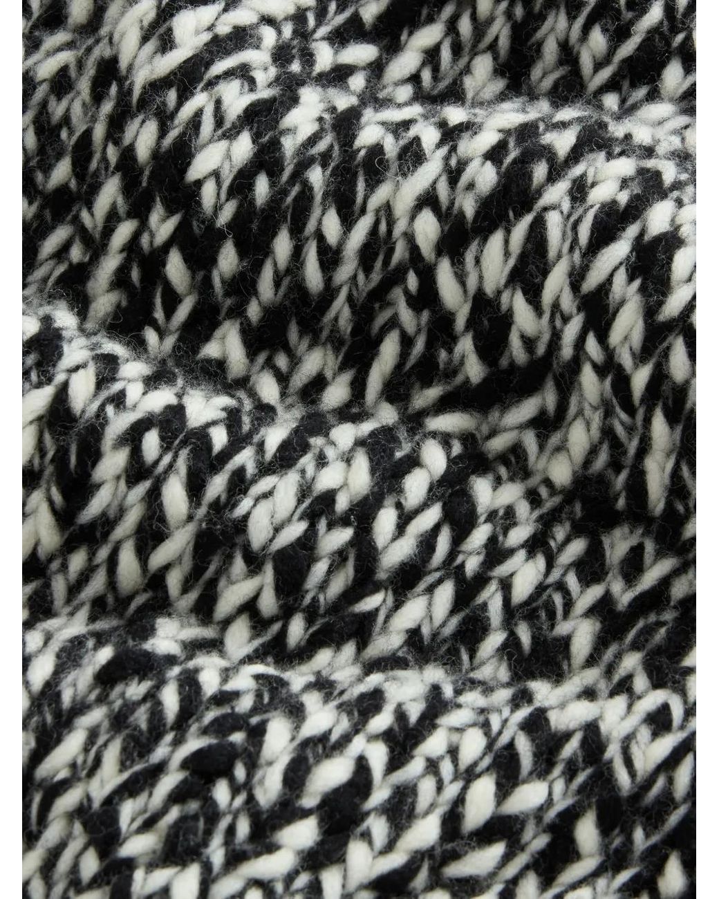 Woolrich Gray High-Neck Speckled Wool Sweater for men