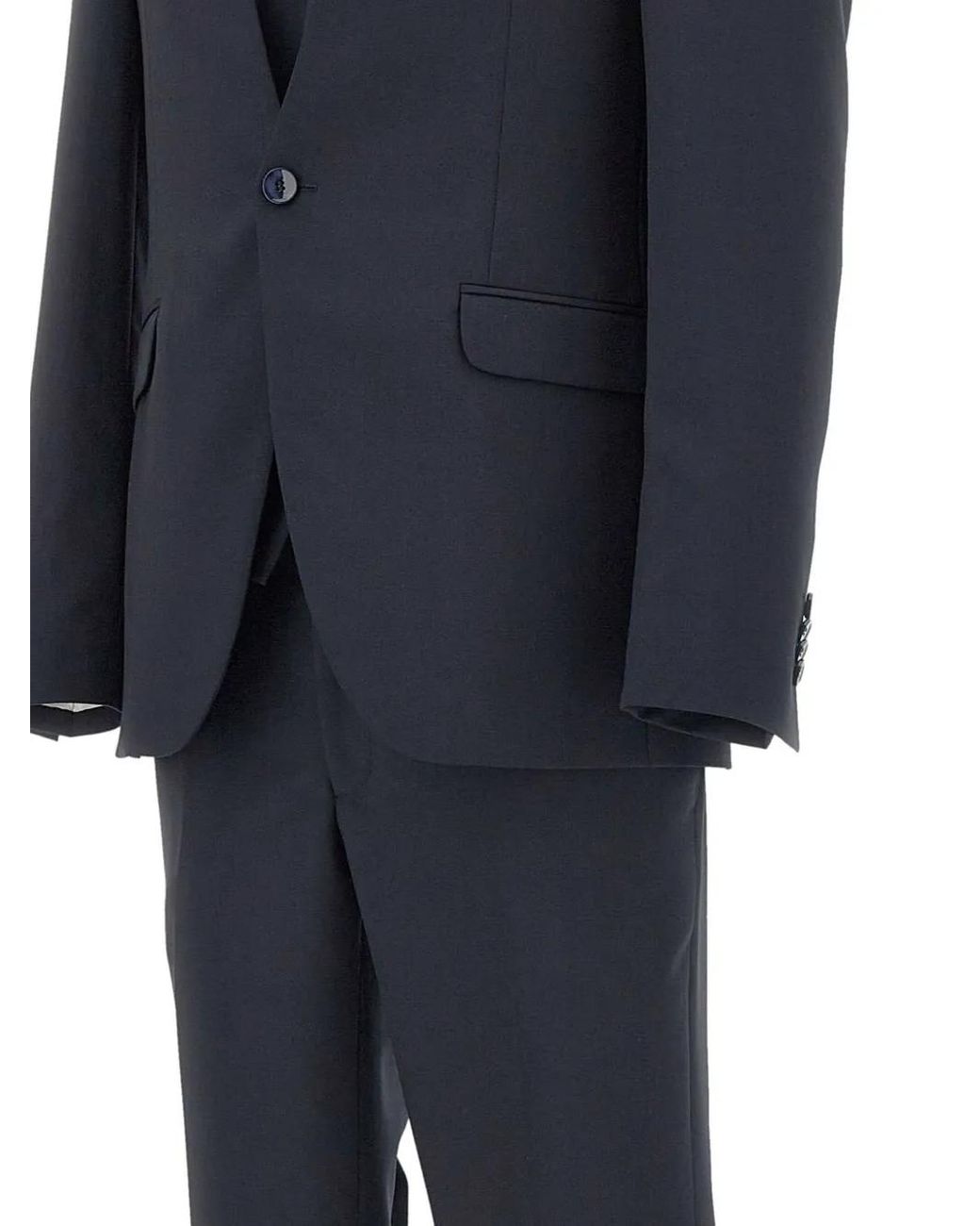 Costume Trois Pièces À Col Mao Carlo Pignatelli pour homme en coloris Blue