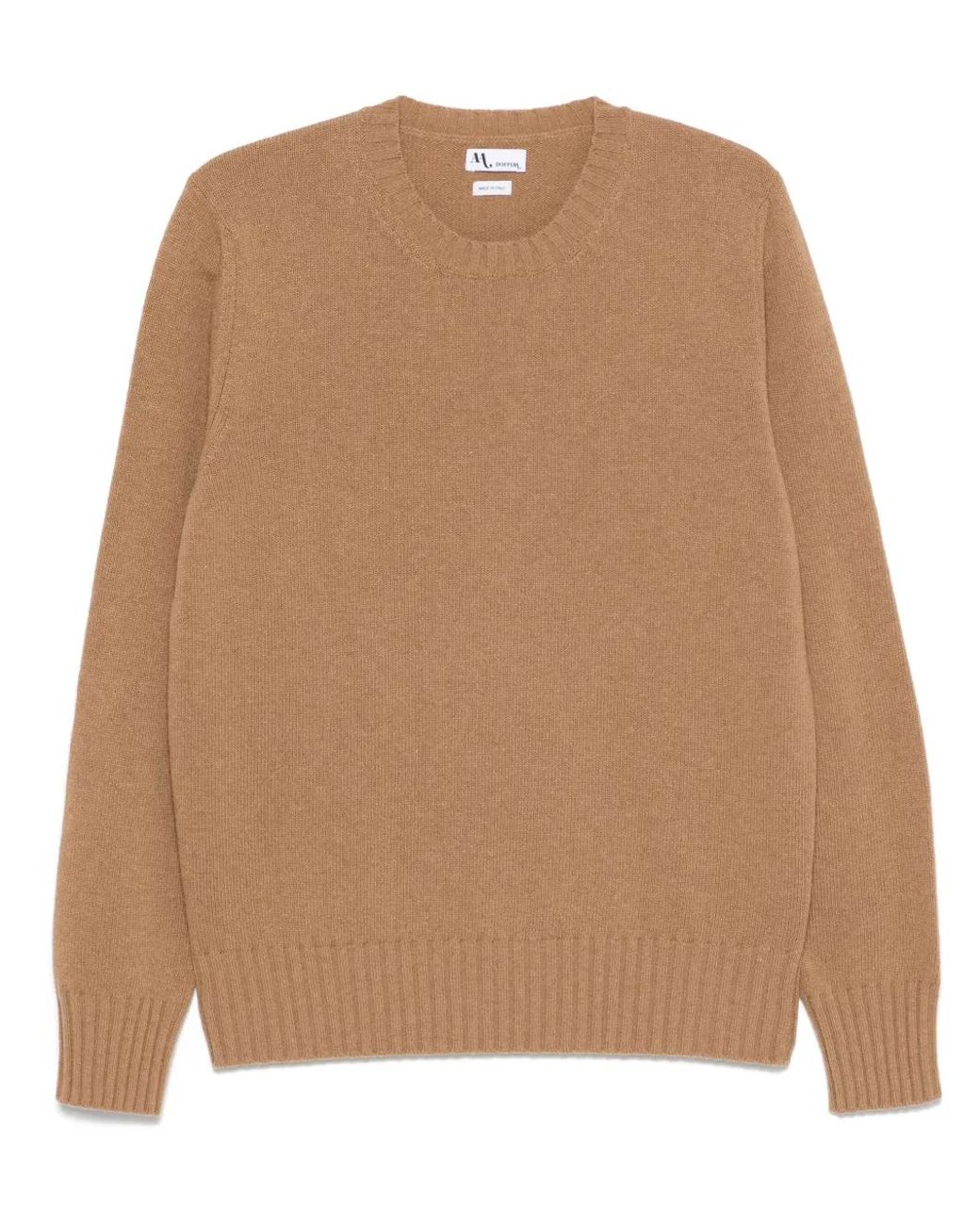 Jersey Con Cuello Redondo Doppiaa de hombre de color Brown