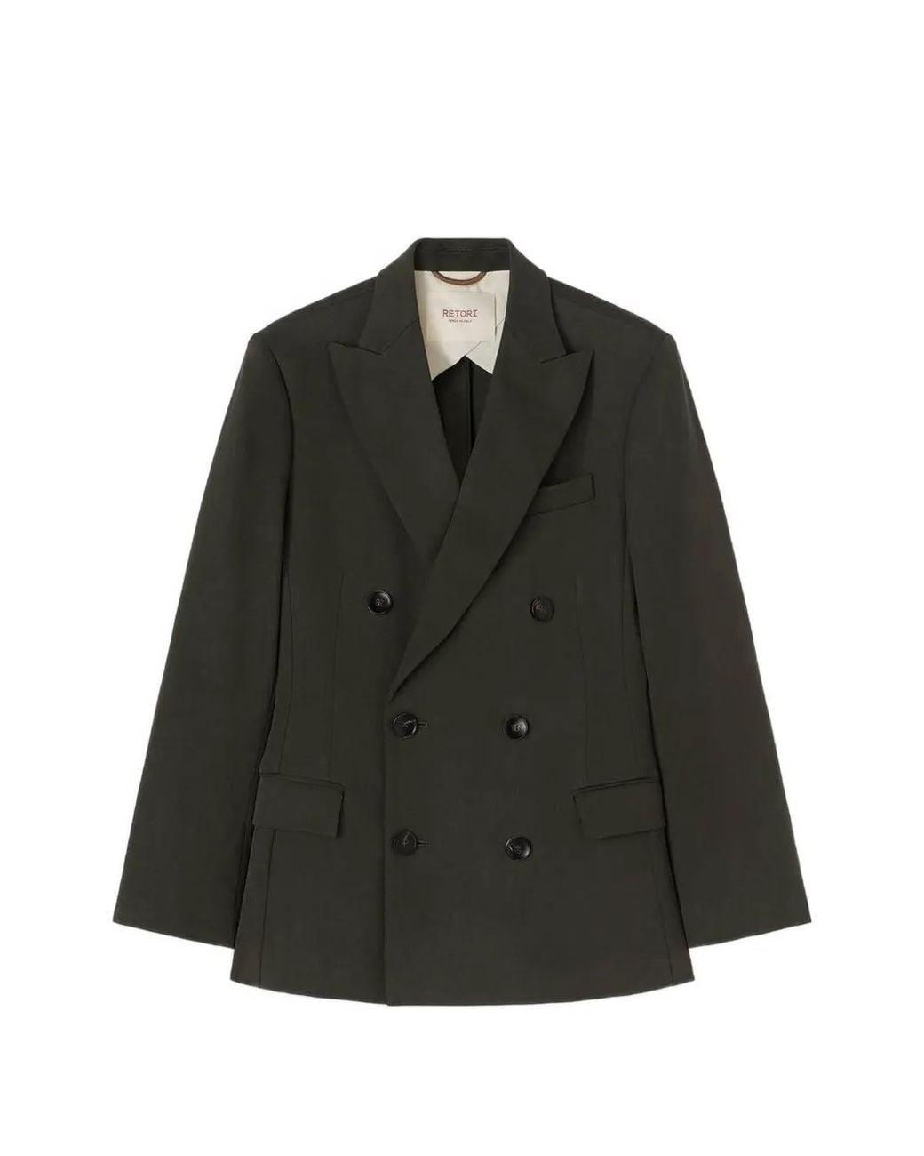 RETORI Black Double-Breasted Blazer