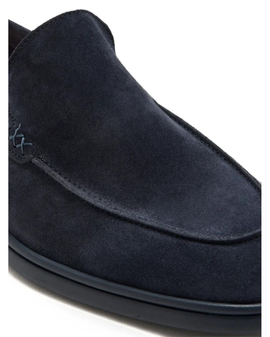 Forsa Blue Austin Round-Toe Loafers for men