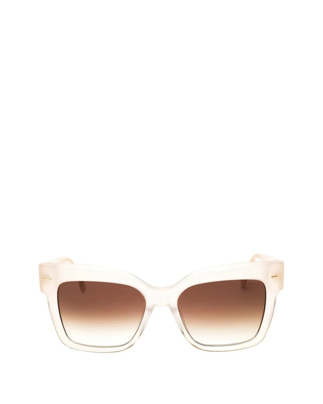 Carrera White Square-Frame Sunglasses