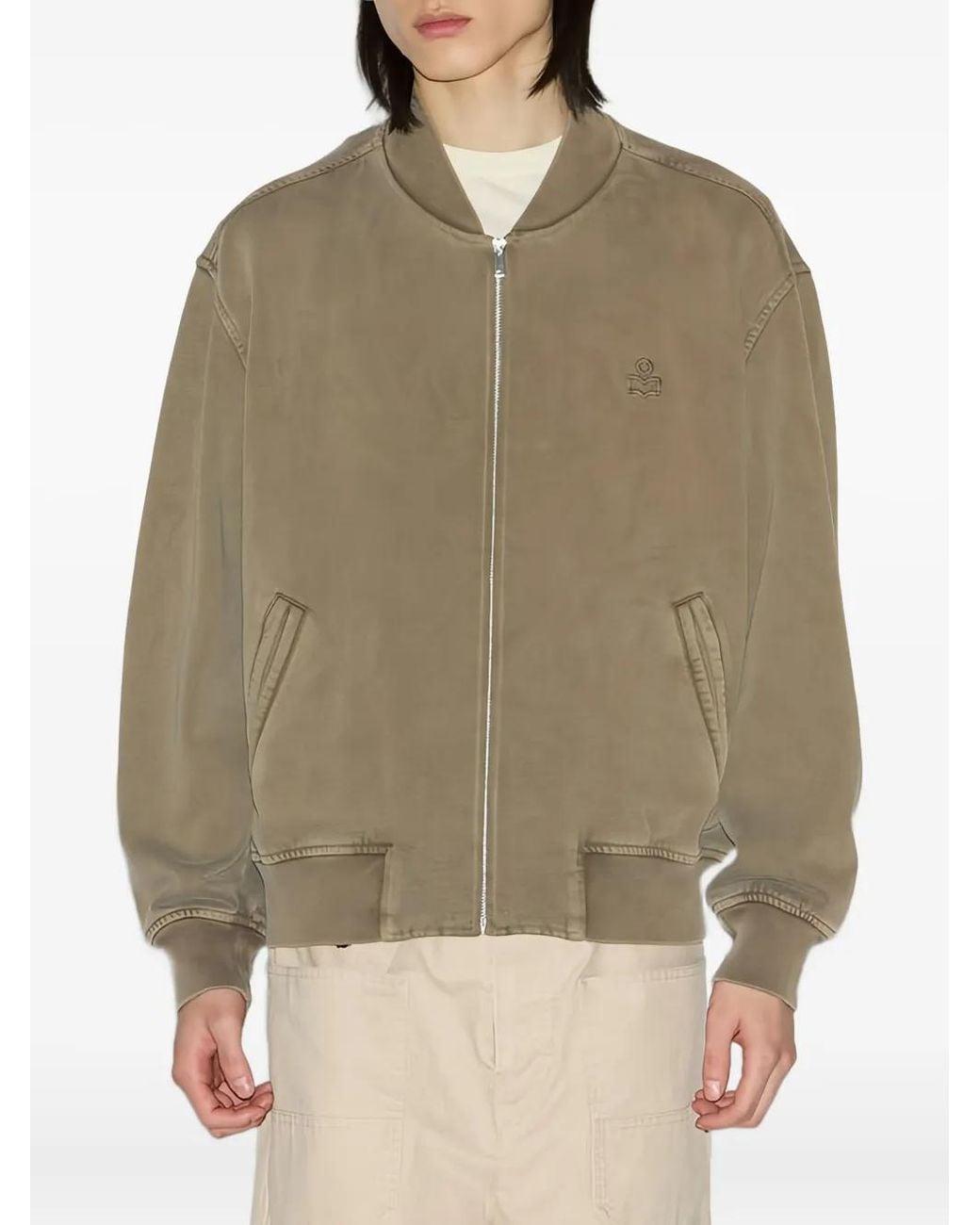 Isabel Marant Natural Marty Bomber Jacket for men