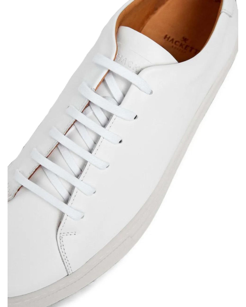 Hackett White Idol Derby Sneakers for men