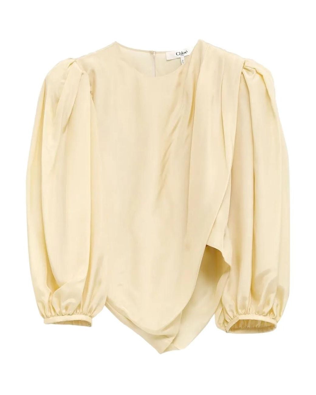 Chloé Zijden Blouse in het Natural