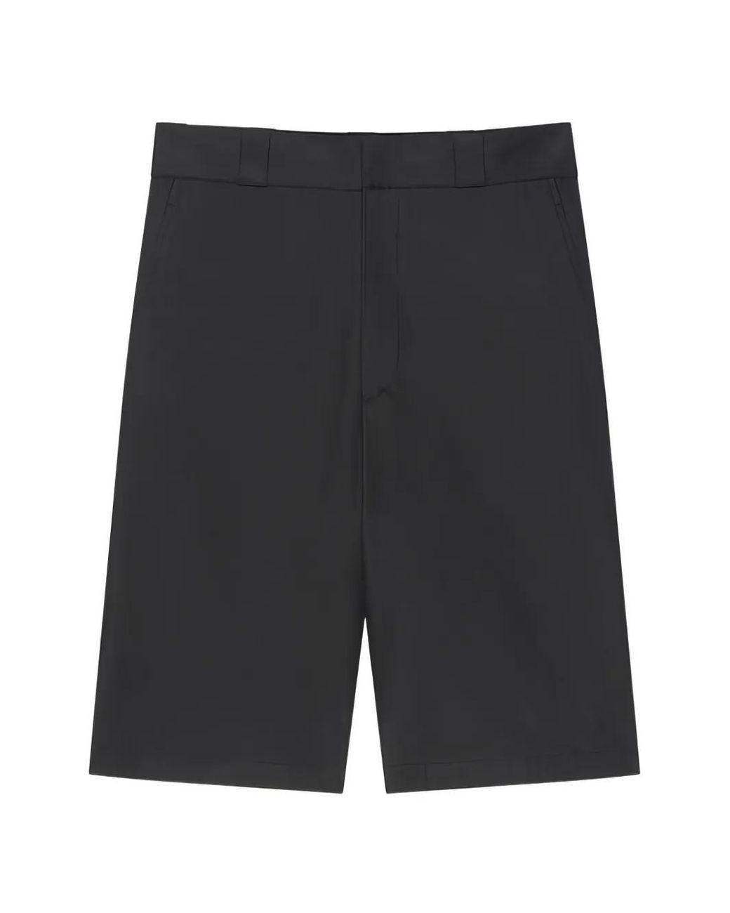 Givenchy Gray Belt-Loops Shorts