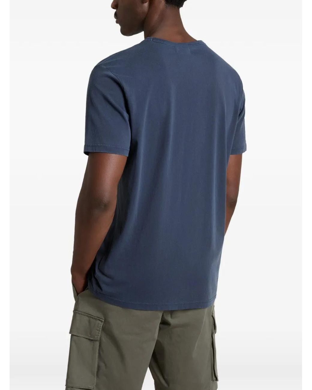 Camiseta Estampada Woolrich de hombre de color Blue