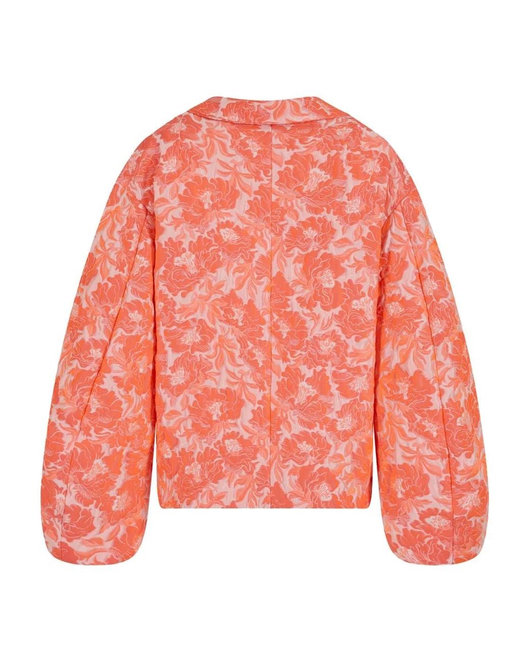 Rosie Assoulin Red Tulip Floral Top