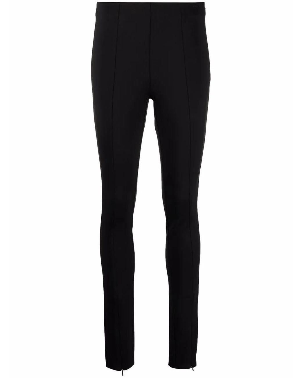 Calvin Klein Black High-Waisted Skinny Trousers