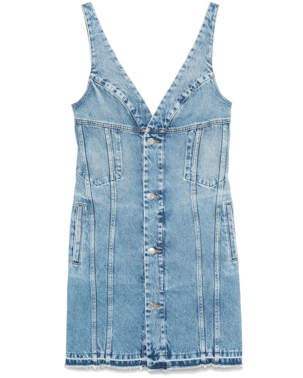 Stella McCartney Blue Denim Mini Dress