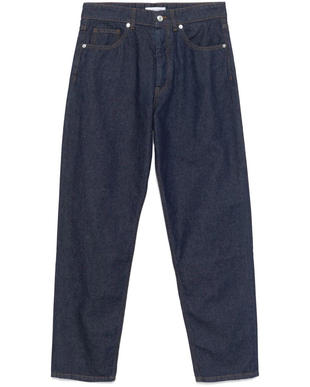 Maison Kitsuné Blue Modern Fit Denim Jeans for men