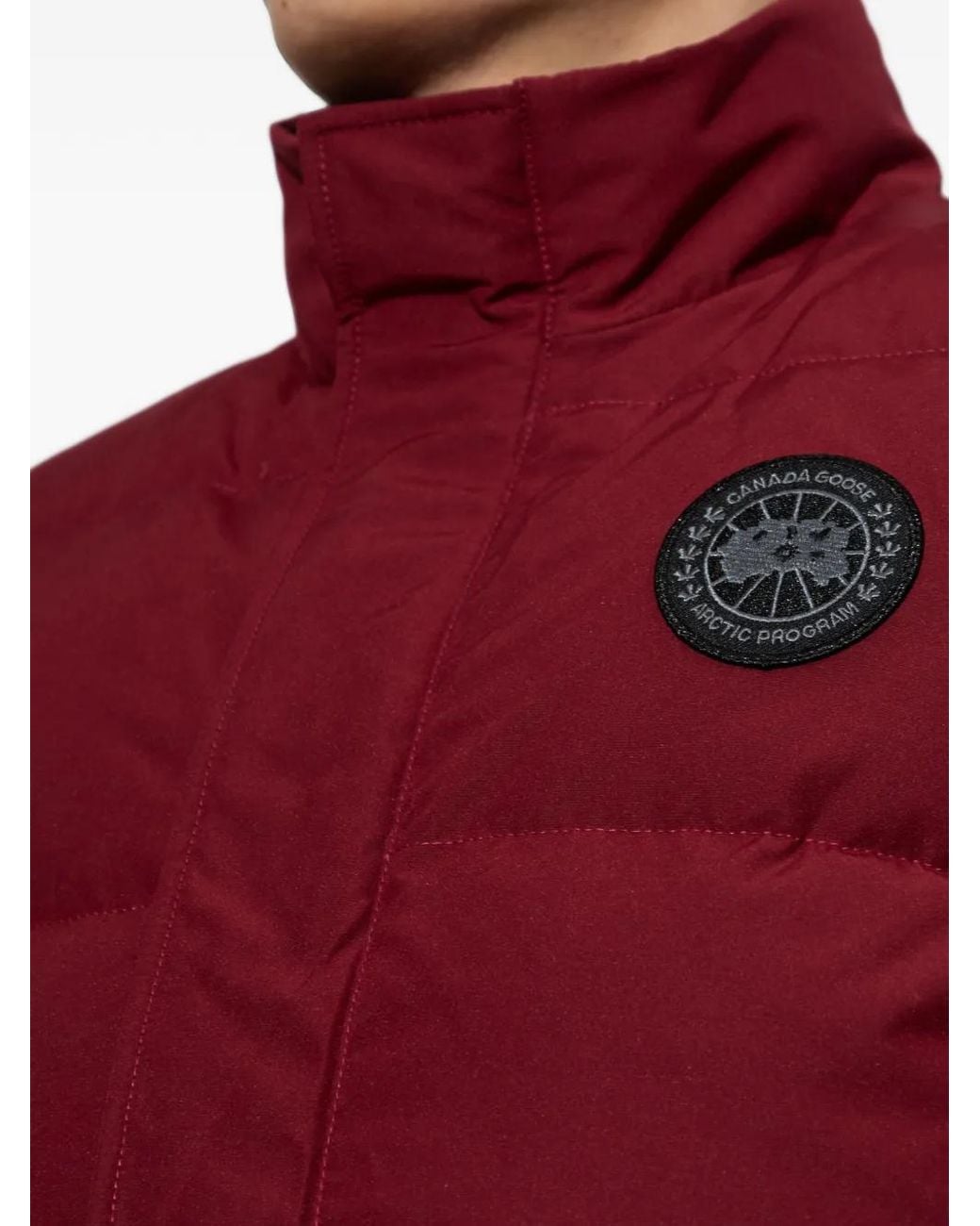 Canada Goose Red Legacy Quilted Gilet for men