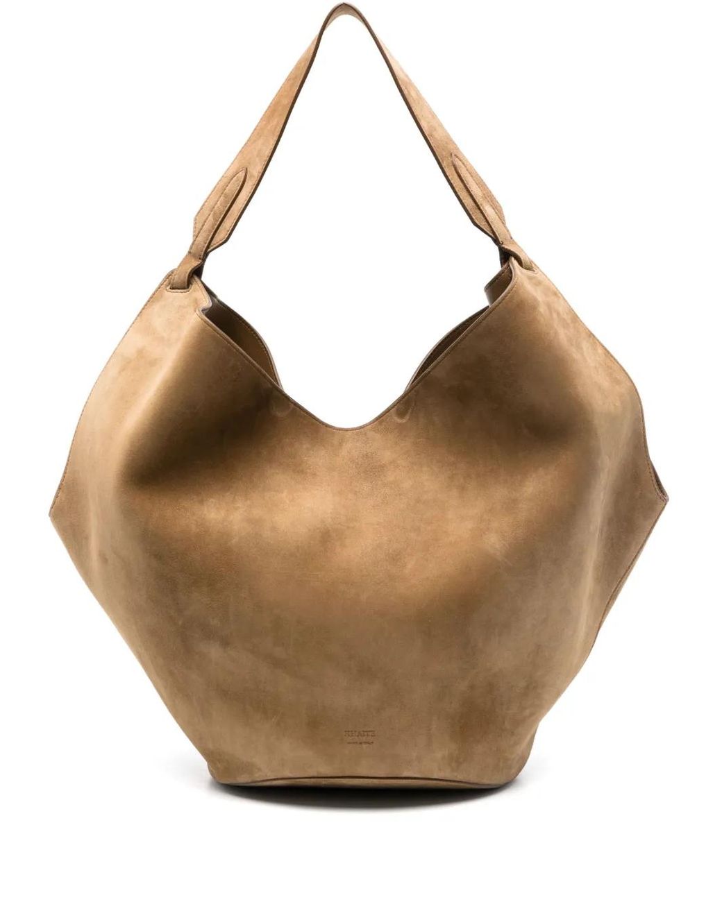 Khaite Brown Medium Lotus Tote