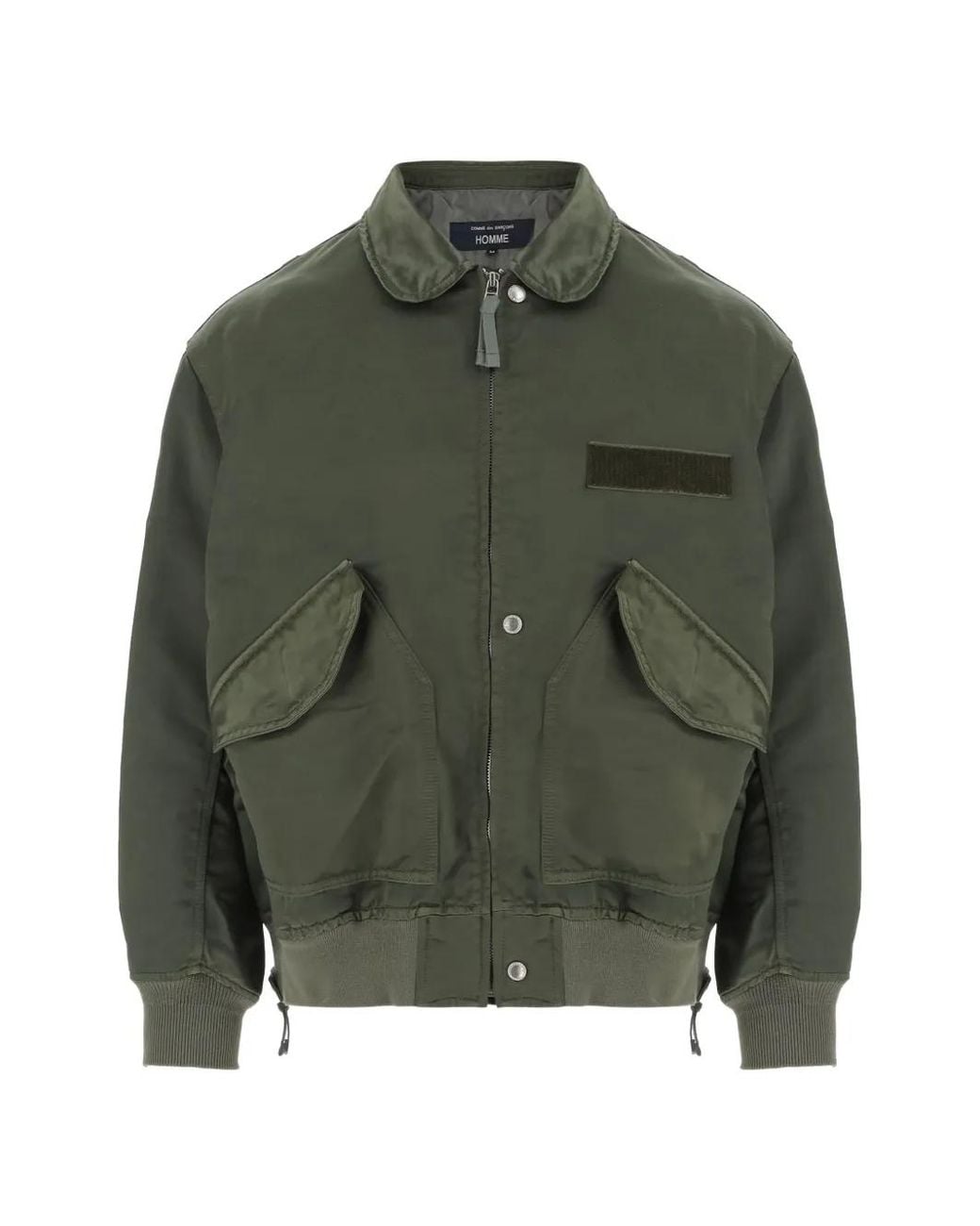 Comme des Garçons Green Veste Bomer À Poche À Rabat for men