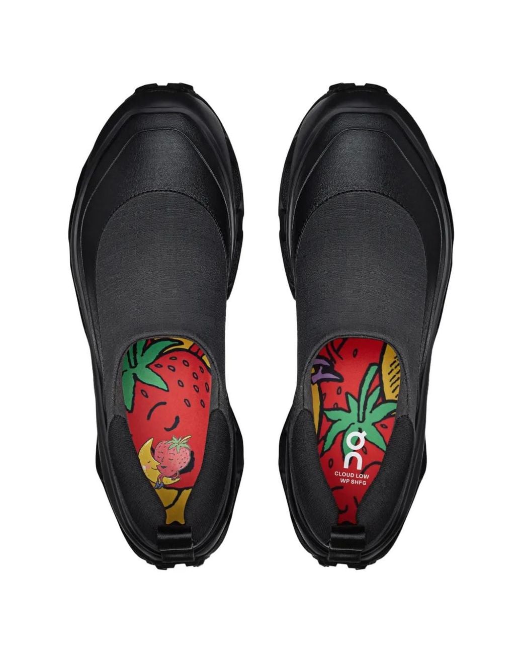 On Shoes Black Sky High Goods Cloud Low Waterproof Sneakers for men
