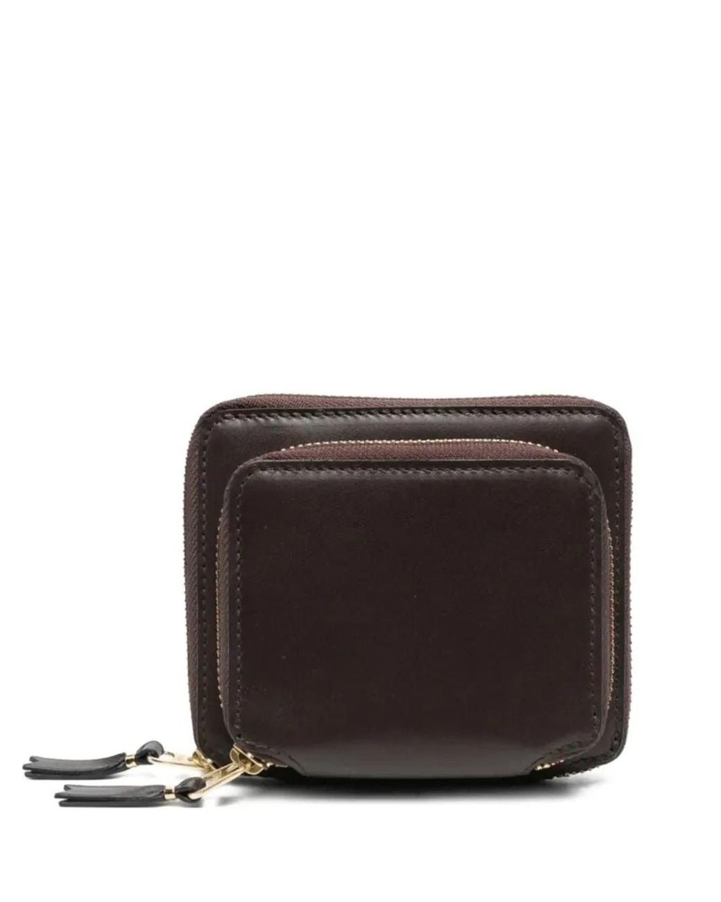 Comme des Garçons Black Outside Pocket Leather Wallet for men