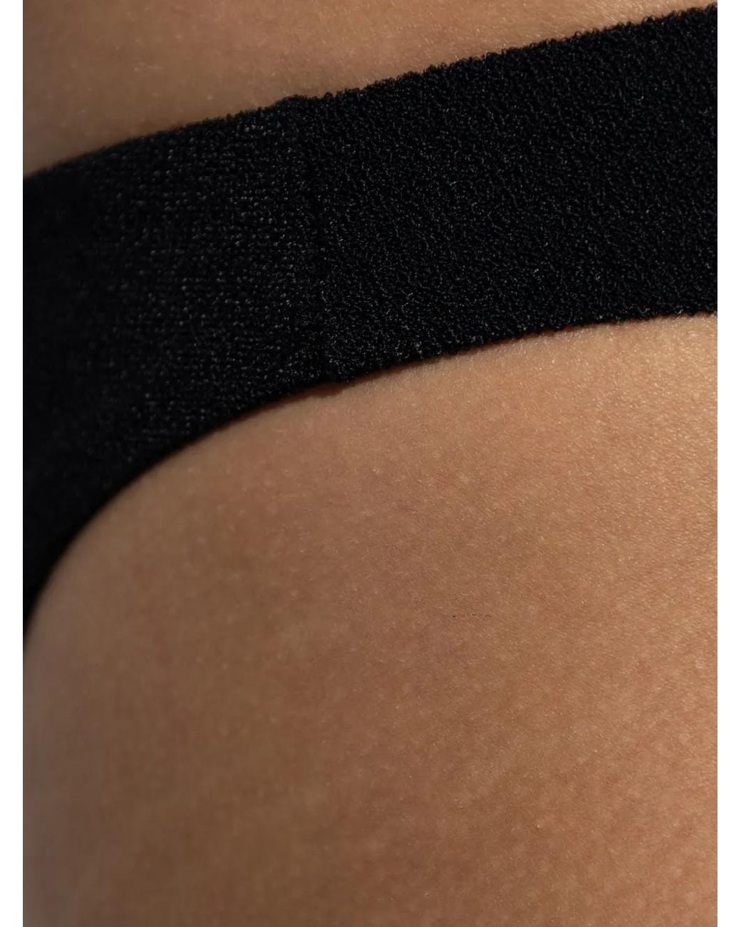 DSquared² Black Glitter-Effect Bikini Bottoms