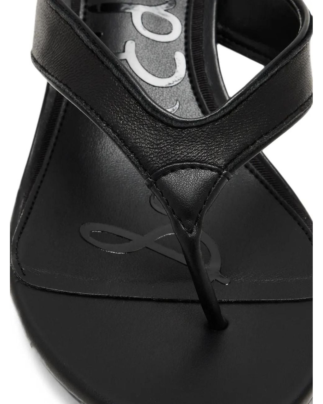 Sam Edelman White Amie Leather Sandals