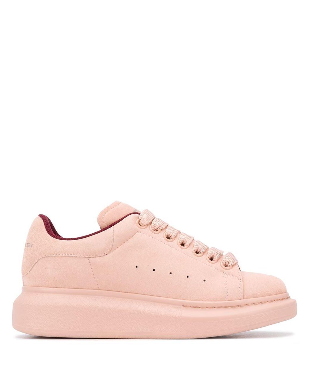 alexander mcqueen runway suede trainers