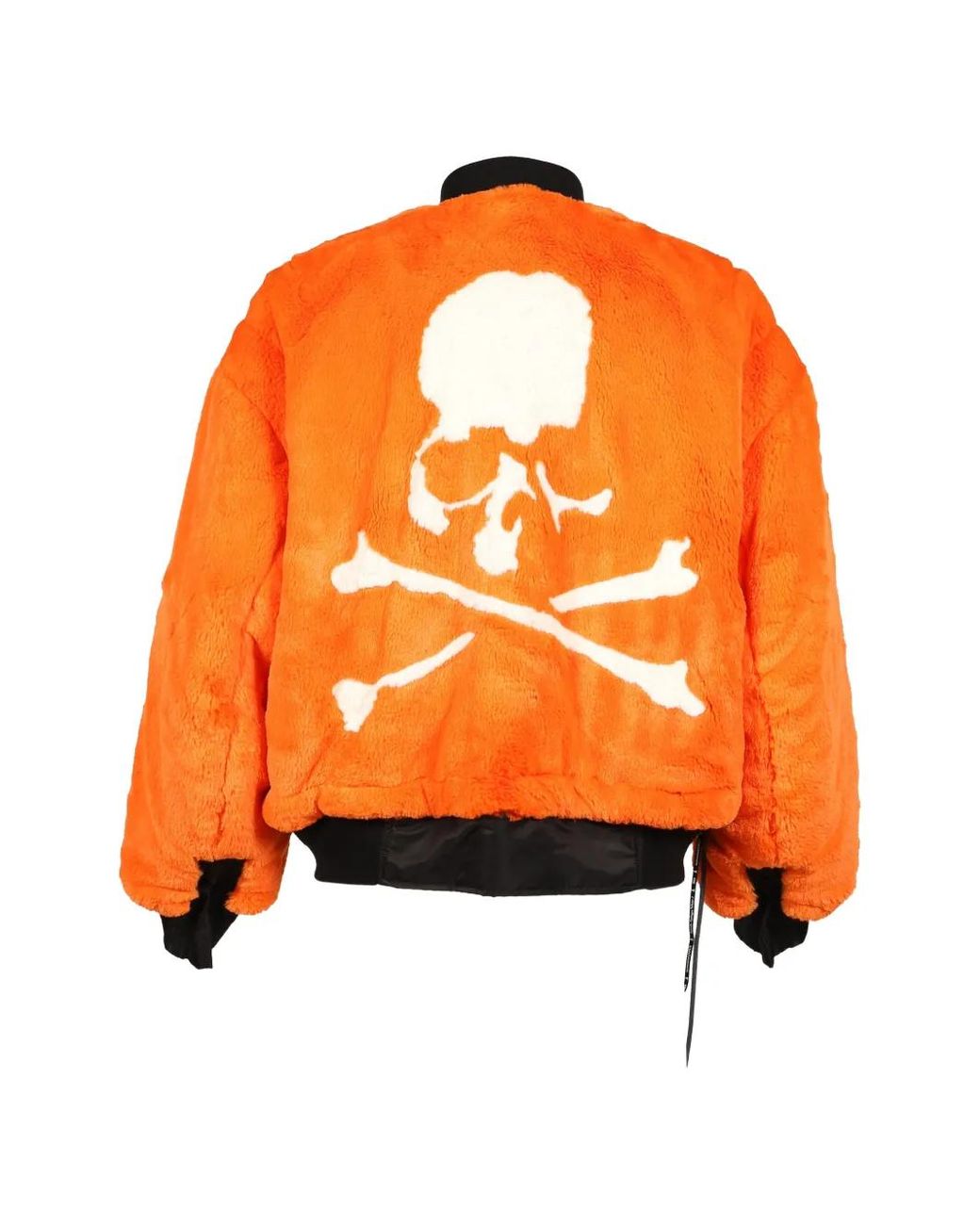 MASTERMIND WORLD Black Reversible Skull-Embroidered Bomber Jacket for men