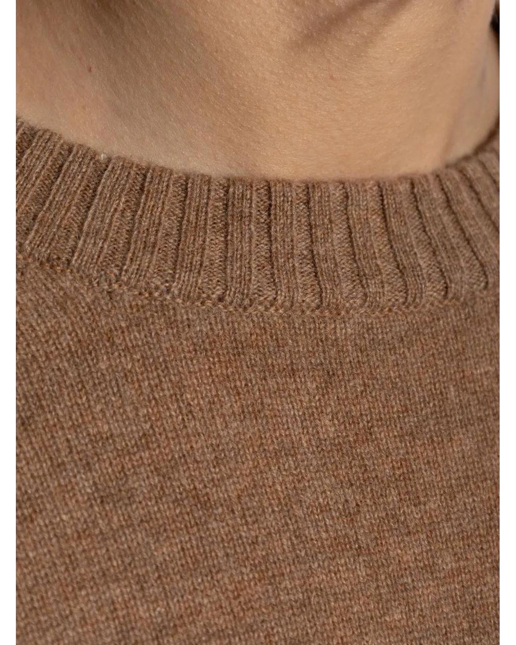 Pull À Ourlet Côtelé Munthe en coloris Brown