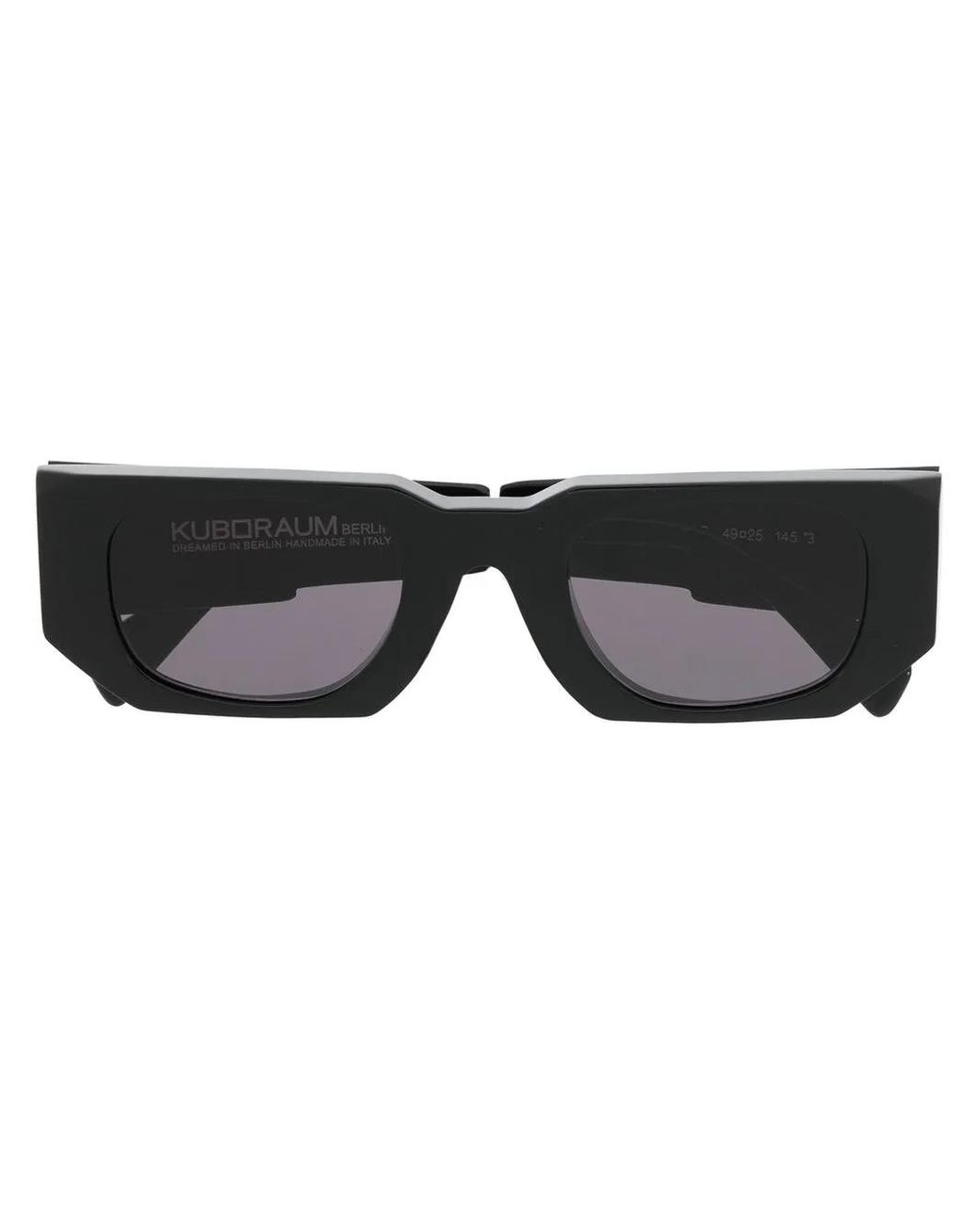Kuboraum Black U8 Rectangle-Frame Sunglasses