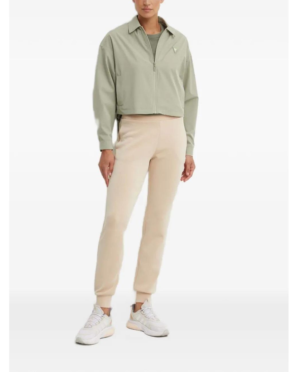Guess Natural Logo-Patch Jogger Pants