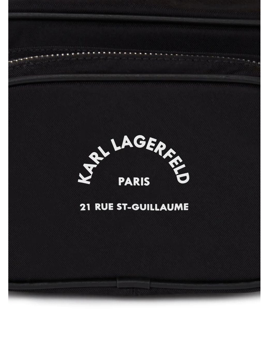 Karl Lagerfeld Black Rue St-Guillaume Shoulder Bag for men
