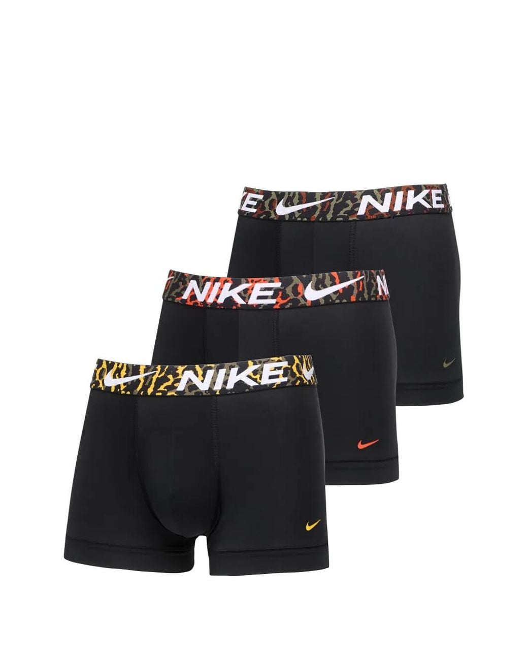 Nike Black Logo-Waistband Boxers (Set Of Three) for men
