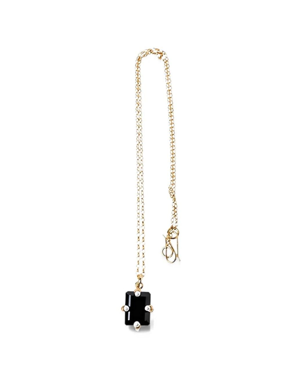 Beatriz Palacios White Pearl-Embellished Pendant Necklace